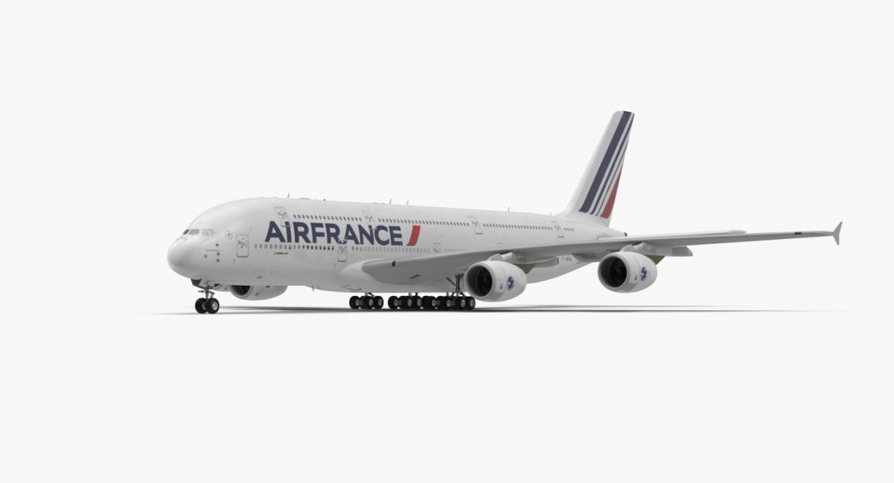 Airbus A380-1000 Air France 3D